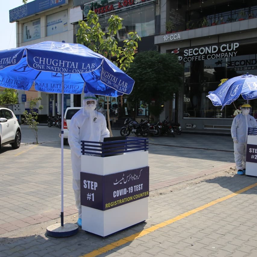 Drive-Thru Testing Facility Launch