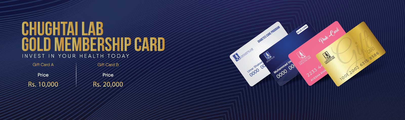 Gold card homepage banner desktop