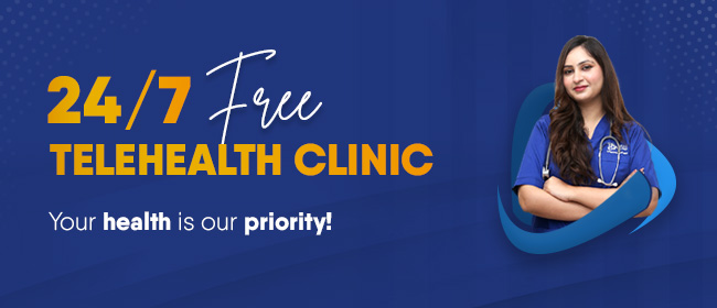 Telehealth Clinic Banner Mobile View