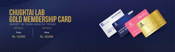 Chughtai Lab Gold Membership Card