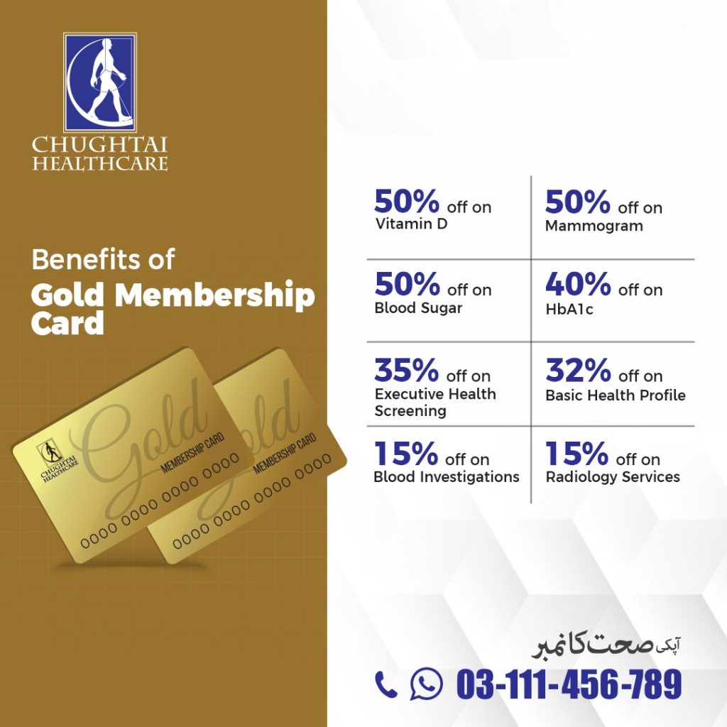 Chughtai Lab Gold Card